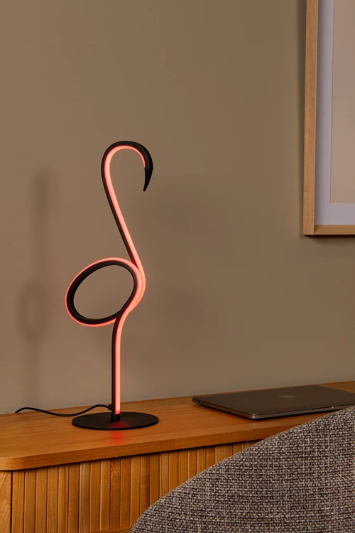 Lucide FLAMINGO - Lampe de table - LED Dim. - Rvb - Multicolor - ambiance 2